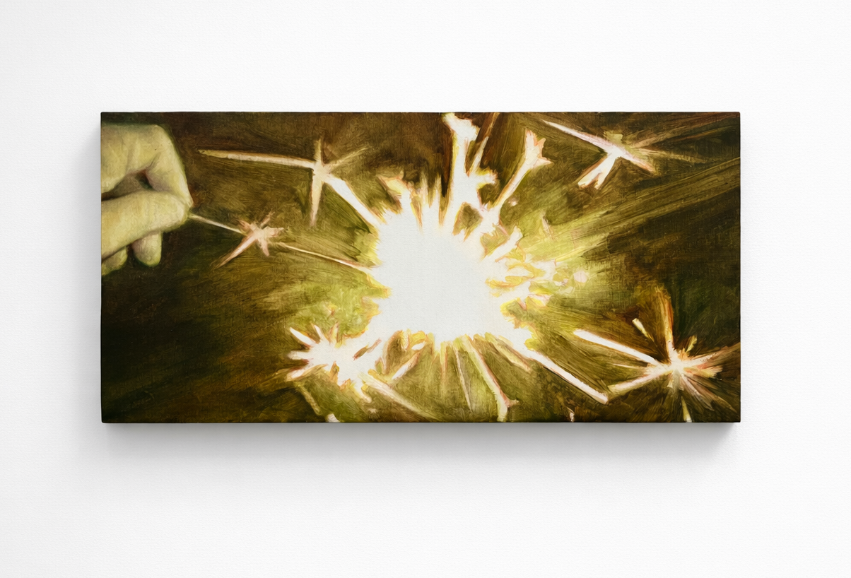 39x20cm, Oil On Wood