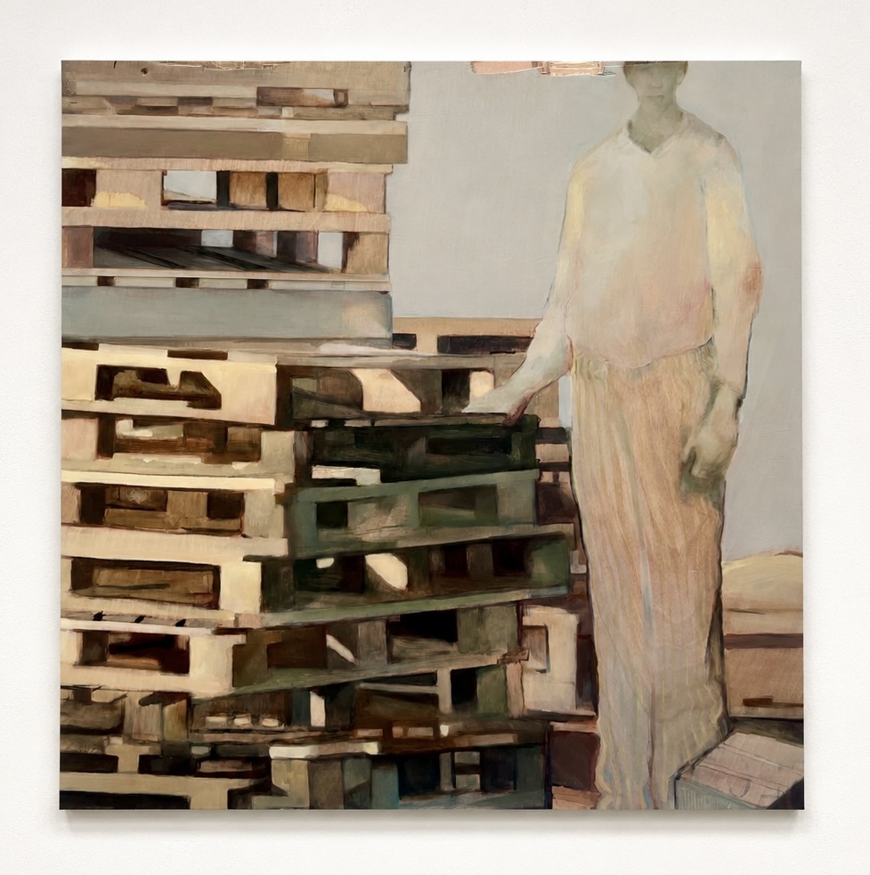 114x116cm, oil on wood, 2026